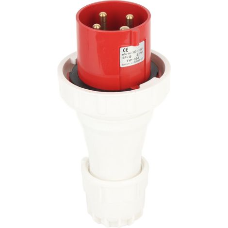 Industrial Socket Connector Surface Mounted 4 Pin Waterproof Industrial Socket 220‑380V 240‑415V