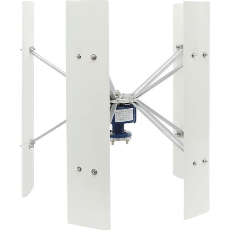 Éolienne 100 W 24 V à 5 pales, éolienne à axe vertical, production d'énergie éolienne pour usage domestique, vitesse de démarrage du vent 2,5 m/s (1/5)