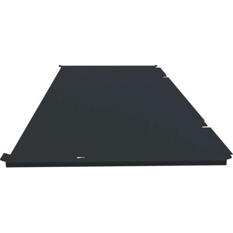 Cache climatiseur sous-face aluminium gris anthracite taille S – Résistant aux UV et intempéries – Fixation par clips sans perçage – Decoclim (1/3)