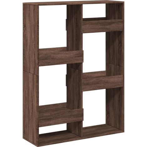 Maison Exclusive - Bücherregal Braun Eichen-Optik 100x33x135 cm H