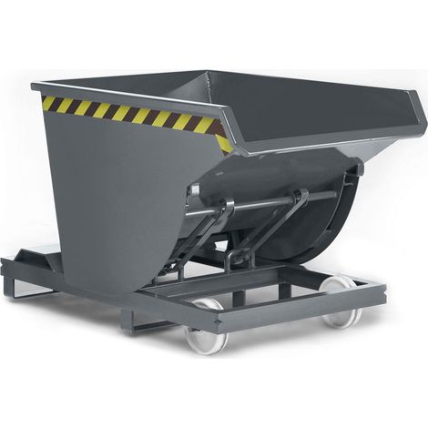 R+R Industrietechnik Selbstkipper Typ RSK-30 830x1350x810mm 300dm³ RAL 7005 Mausgrau