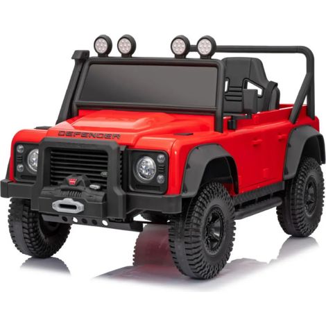 Macchina Elettrica Bambini Land Rover Defender 10,8V Fuoristrada Rosso (1/5)