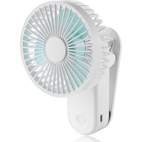 Ventilateur à clip magnétique, mini ventilateur portable, facile à tenir, rechargeable par USB, ventilateur personnel (1/4)