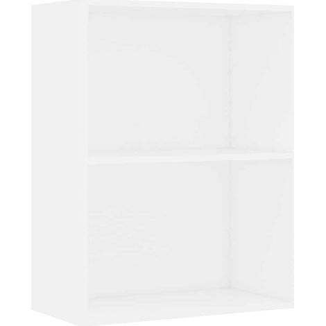 Maison Exclusive - Libreria Bianca 60x30x76,5 cm in Legno Multistrato