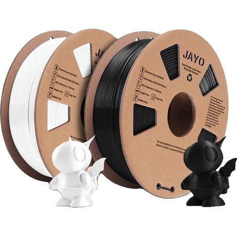 3D-Druckfilament, verbesserte Haltbarkeit, reibungsloses Druckerlebnis, PETG-1BK 1WT (1/2)