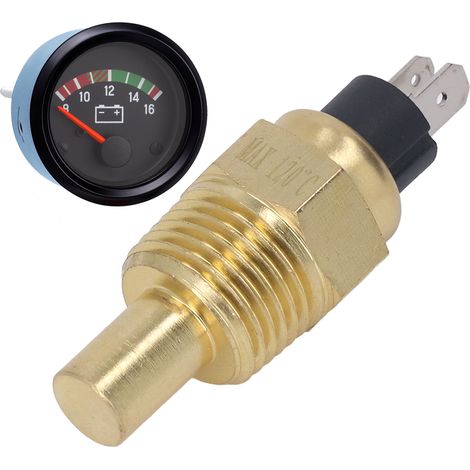 VDO 6-24V Gewinde-Kühlmitteltemperatursensor, Öl- und Wassertemperatursensor für kurze NPT1/2 Dieselmotoren. (1/5)