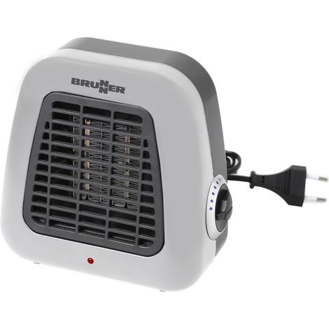 HEIZLÜFTER mit Thermostat von Brunner 230V 500W CAMPING Heizgerät Heizer Kero