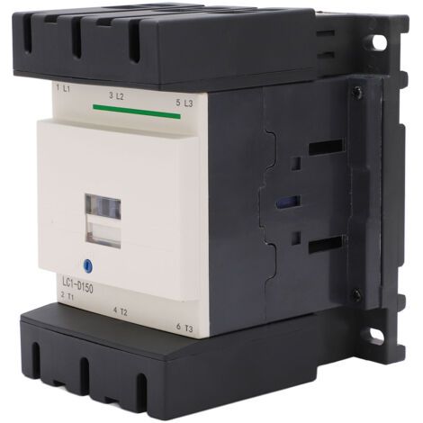 Contacteur ca 150A bobine de cuivre argent Contact PC coque ignifuge équipement de Distribution d'énergie alimentation 220V (1/5)