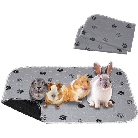 Lot de 2 X 60 40cm de Tapis pour Cage de Cochon d'Inde (1/5)