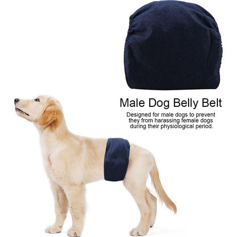 Couche-culotte hygiénique physiologique pour chiot mâle (M) (1/5)