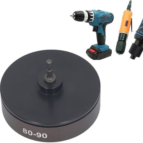 Machine à visser les bouchons de bouteille électro-pneumatique portative, avec verrouillage et arrêt automatiques, tête de capsulage 80-90 mm (1/5)