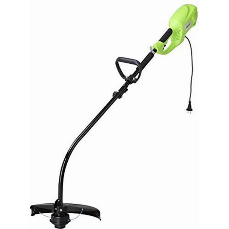 BAKAJI Decespugliatore Elettrico 1000 W 7300 RPM Diametro Taglio 35 cm Tagliaerba Tagliabordi con Doppio Manico Antiscivolo Rasaerba Giardino con Tracolla e Filo Nylon da 6mt Incluso (1/5)