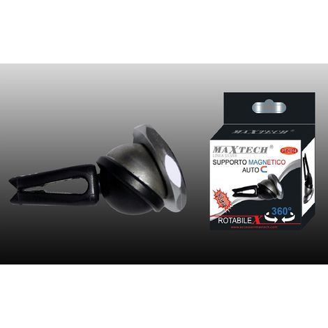 MaxTech - Porta Cellulare Universale Smartphone Da Auto Supporto Magnetico Maxtech Pt-c014 -