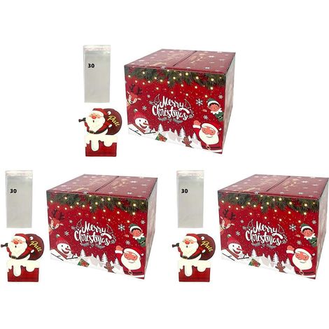 Boîte distributrice de billets à tirer pour Noël et les anniversaires, cadeau amusant à révéler pour les parents, les proches et les amis (3 pièces) (1/3)