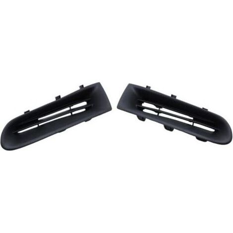 Grille de parechocs avant gauche et droite pour Renault Clio MK3 20052009 7701208684 ABS noir (gauche)