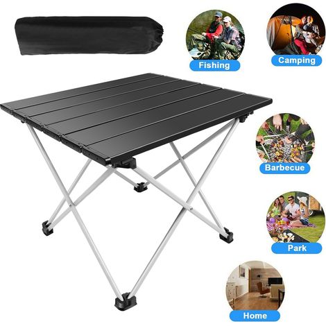 Klappbarer Campingtisch mit Garten Picknicktasche Tragbarer BBQ Strand Angeln Wandern