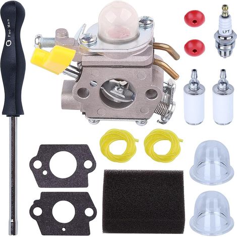 Carburateur Adefol avec filtre à air pour Homelite Ryobi UT22600 UT22650 RY09056 RY30550, remplacement pour Zama C1U-H60 25cc 26cc 30cc, tondeuse, souffleur (1/5)