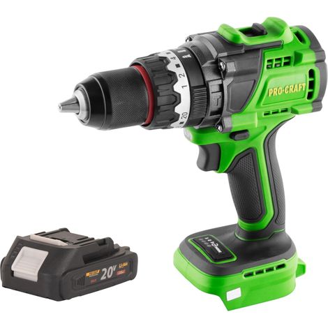 Avvitatore a percussione a batteria Procraft PA18ProBL-BB 20 V 180 Nm Brushless + 1x batteria 2,0 Ah - senza caricabatterie