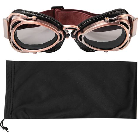 Eosnow Schutzbrille für Motorradfahrer, staubdicht, winddicht, ArC-förmige Brille (Bronzegrau)