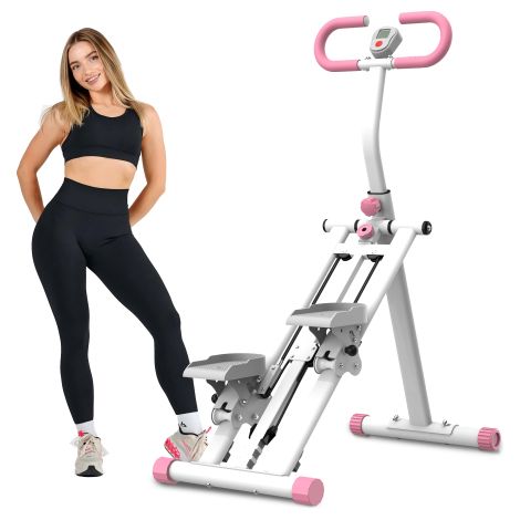 Stepper con resistenza regolabile per allenamento domestico, ideale per palestra in casa, appartamento e ufficio. (1/5)