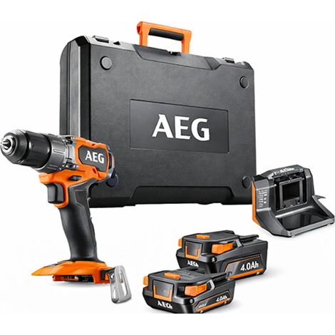 TRAPANO AVVITATORE PERCUSSIONE 18V AEG "BSB18SBL2-X02" BATT 2AH+4AH+VAL