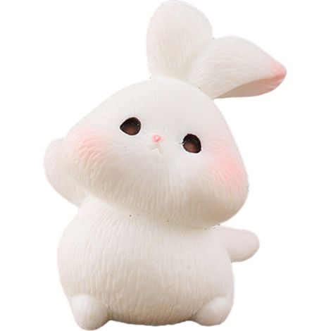 Figurine miniature de lapin de Pâques joyeux, pour cadeau et-1