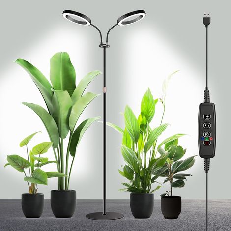 Lampe Horticole Led Spectre Complet,Lampe Plante Interieur avec Support (1/5)