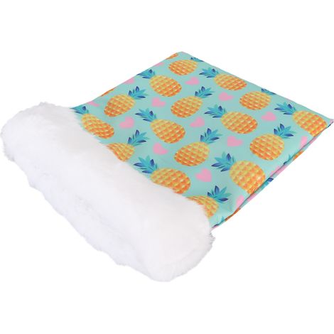 Sac de couchage doux et chaud pour hamster, nid décoratif, cachette pour petits animaux (ourson doré, cochon d'Inde), taille L (1/5)
