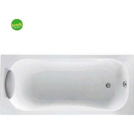 Vasca da bagno con telaio e pannelli (LxP): 160x70 cm serie Calypso, vetroresina bianco NOVELLINI