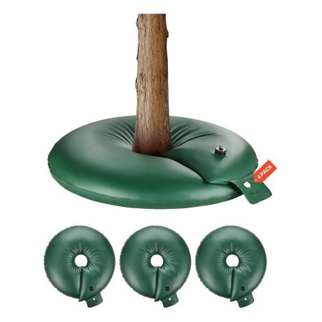 Baumbewässerungsringe, 4er-Set 75,7L Baumbewässerungsbeutel, 6–9 Stunden langsame Freisetzung, Bewässerungssack, Bewässerungssystem für die Tropfbewässerung von Sträuchern & Baumwurzeln (1/5)