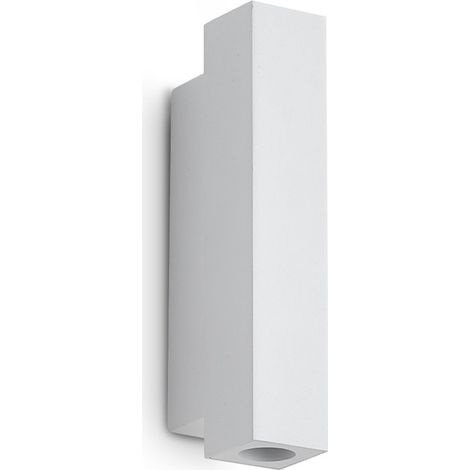 Ideal Lux Applique moderna Look 2 luci LED integrato bianco vetro metallo