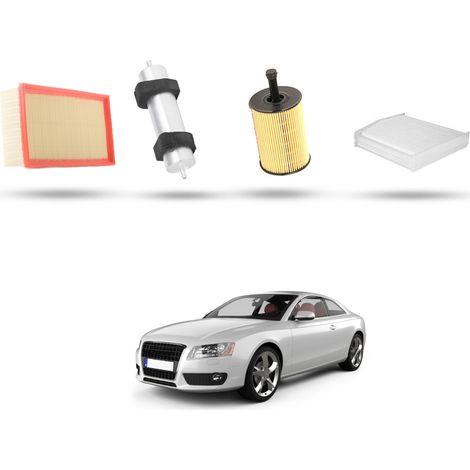 Kit Tagliando 4 filtri compatibile con Audi A5 (8T3,8F7,8TA) 2.0 tdi 100kw dal 2009 (1/5)
