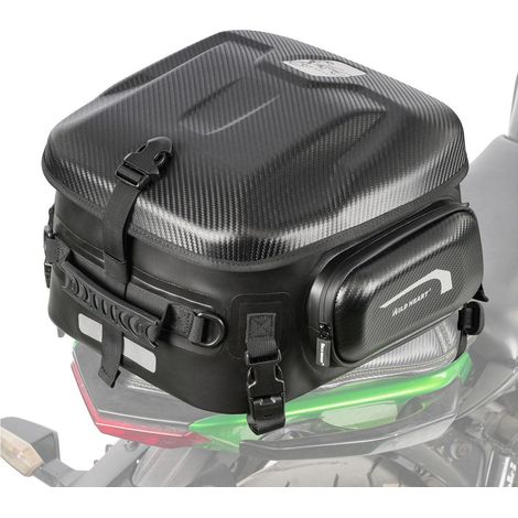 Motorrad Hecktasche Hartschale erweiterbar 24-34L wasserdicht mit Helm-Fach (1/5)