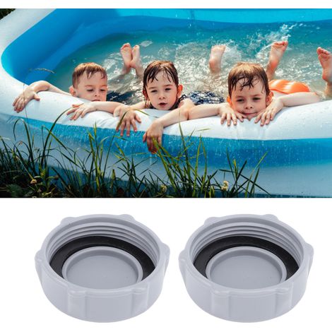 2 Pièces Jointes P6H1158 Bouchon de Vidange Compatible P01006 Pour Piscine Hors-Sol Remplacement (1/5)