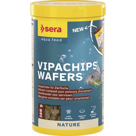 Sera Fischfutter Vipachips Wafers 1 L Fischfutter