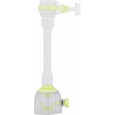 Rallonge de robinet de cuisine, tête de robinet de cuisine pivotante à 360° pour économiser l'eau (18 cm - Vert) (1/5)