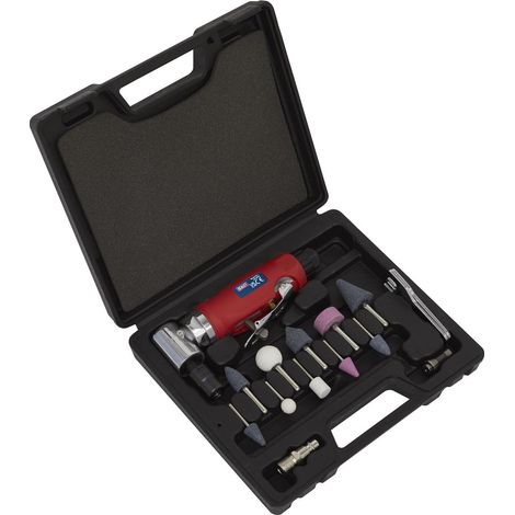 Sealey GSA675 Generation 90° Angle Air Die Grinder Kit 15pc