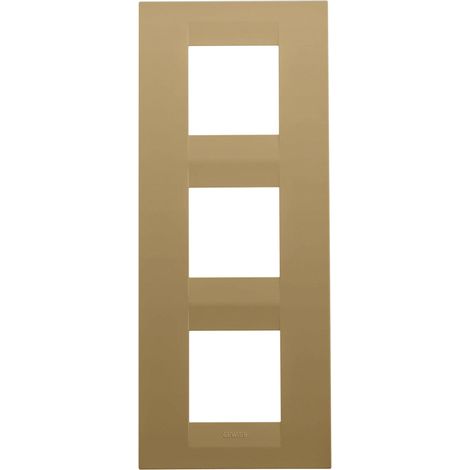 PLAQUE GEO 2+2+2P V OR GEWISS GW16427VO