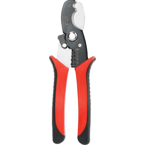 Dénudeur de fils électriques Pince à sertir électrique, coupe-câble de 20 Dénudeur coupe-fil multifonctions Pour Rognage, Fendage, Enroulement, Câblage, Installation, Entretien et Réparation (1/5)
