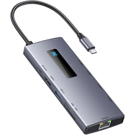10-in-1 4K 60Hz USB-C Hub mit Ethernet-Anschluss und 100W Netzteil (1/5)
