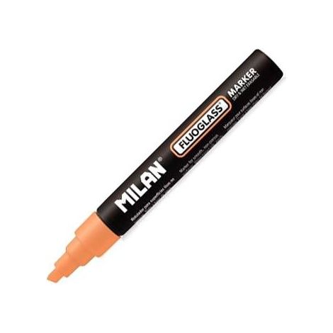 MARCADOR MILAN FLUOGLASS 2-4MM NARANJA