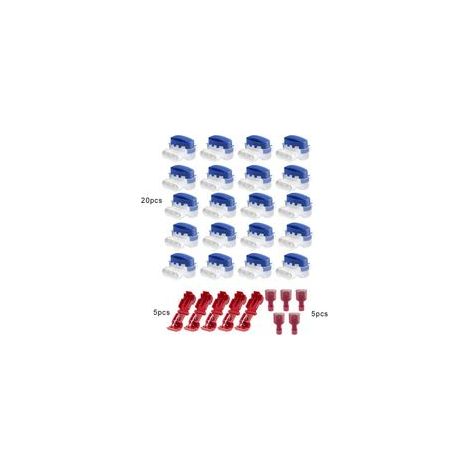 Connecteur de câble pour tondeuse robot, 20 pièces, accessoires pour tondeuse robot, kit de 5 clips de câble, tondeuse robot générale (1/5)