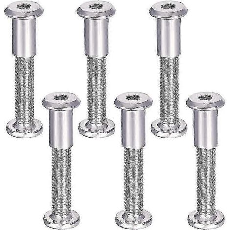 Möbelbefestigungsschrauben (6er-Pack) aus Edelstahl 304, mit M6 x 35 mm Bolzen