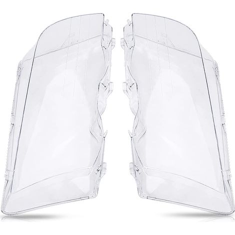 1 Paire de Droite et de Gauche Phare Coque, 15 x 7 pouces Lampe Frontale lentille Transparente Coque pour E46 série 3 4 Portes 1998–2001 (1/4)