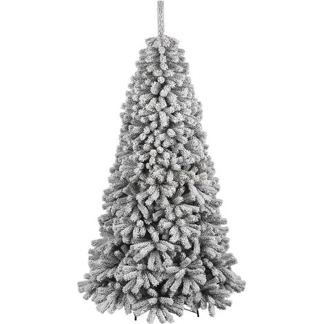 Albero Di Natale Innevato Danubio 150cm 726 Rami Super Folto Effetto Neve Reale (1/5)