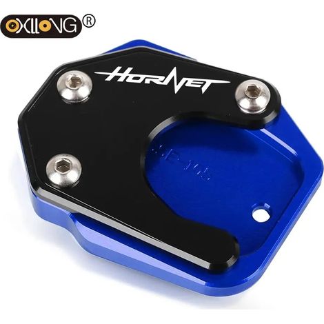 (Logo HORNET) Plaque d'extension de béquille latérale CNC pour moto, compatible avec HONDA CB600F HORNET 2008-2013 et CB900F 2002-2007 maxpower (1/4)