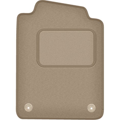 Fahrermatte aus Velours für: Chevrolet Corvette C6 Targa/Roadster (2004–2013), beige (1/5)
