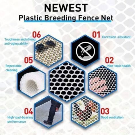 Filet anti-chute balcon plastique blanc sans perçage chat enfant (1/4)