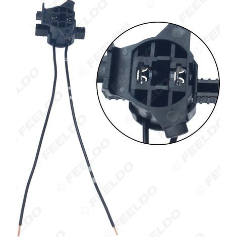 Kfz-Halogenlampenfassungskabel kompatibel mit der originalen Kia-Fassung (H7), Halogenlampenfassungsadapter (1/5)