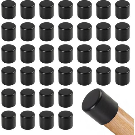 24PCS Embouts de Protection Ronds pour Pieds de Chaise, Diamètre 20 mm, pour Types de Meubles Chaises, Tables, Tabourets, Canapés, Armoires, Étagères, Lits, Électroménager, Renforcent la Stabilité (1/5)